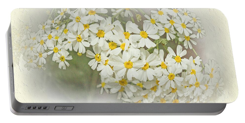 Flowers Portable Battery Charger featuring the photograph Wormwood Flower 2 by Elaine Teague