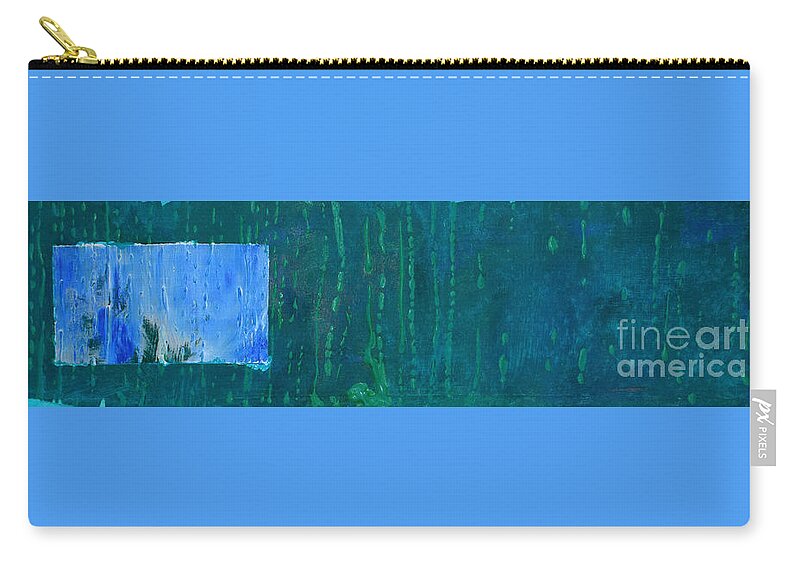 Landscape Zip Pouch featuring the mixed media Dreaming off by Eduard Meinema