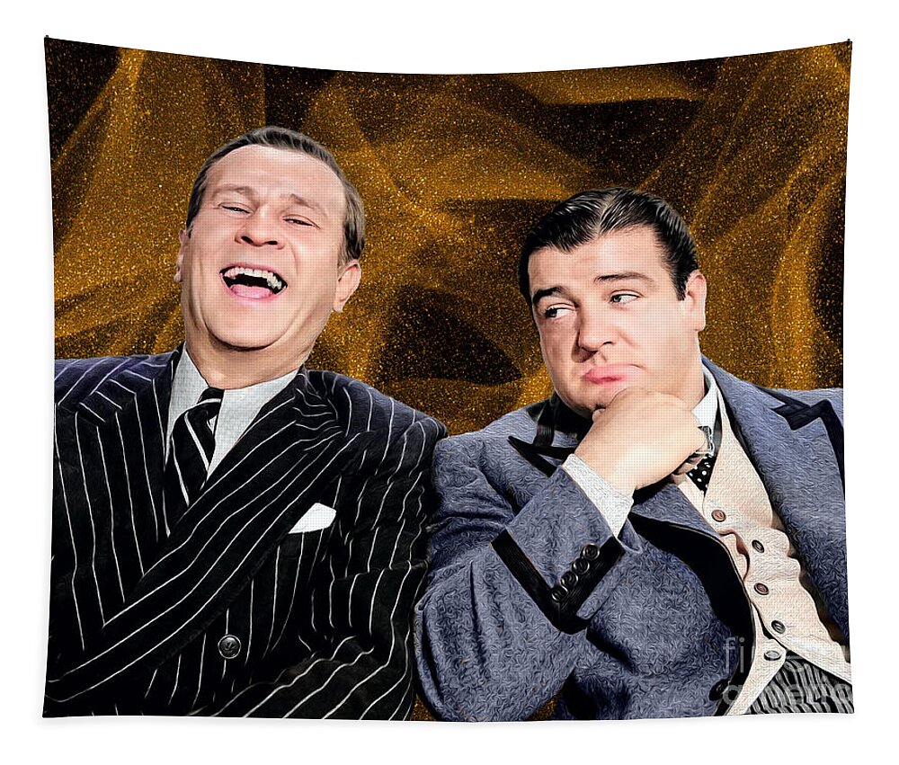 Abbott And Costello Tapestry featuring the photograph Abbott and Costello by Carlos Diaz