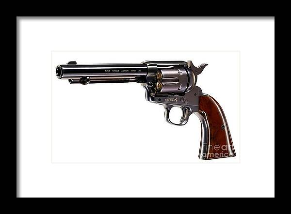 Colt Framed Print featuring the photograph Colt 45Single Action Army by Action