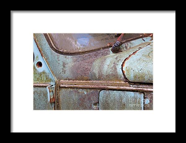 Rust Framed Print featuring the photograph Rusty Beetle Detail by David Bleeker