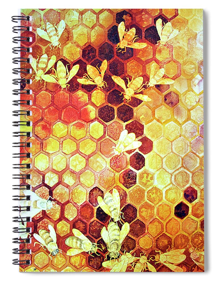  Spiral Notebook featuring the New Upload #5 by Helen Klebesadel