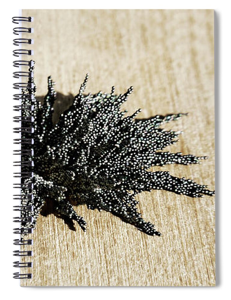 Magnetic Explosion Spiral Notebook featuring the photograph Magnetic Explosion 04 by Weston Westmoreland