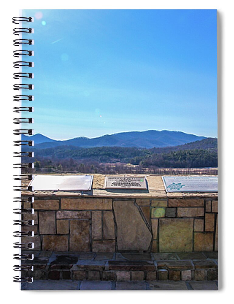 Blue Sky Spiral Notebook featuring the photograph Twiggs Overlook by Richie Parks