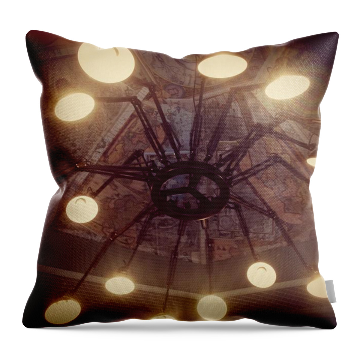  Throw Pillow featuring the photograph Amazing Ceiling! by Michael Comerford