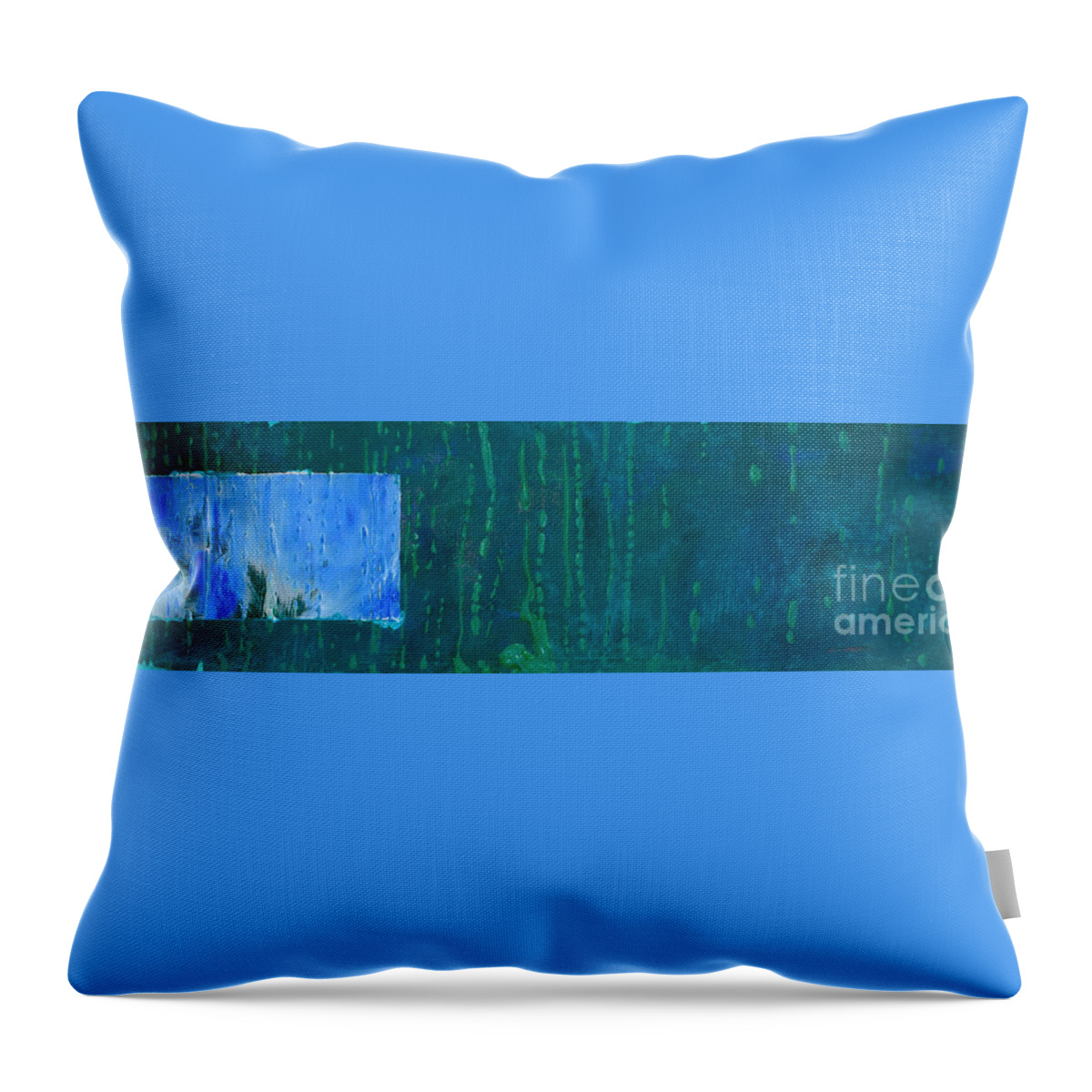 Landscape Throw Pillow featuring the mixed media Dreaming off by Eduard Meinema