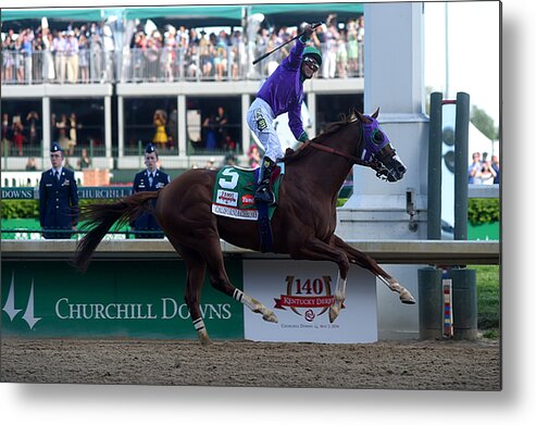 Finish Line Metal Print featuring the photograph 140th Kentucky Derby by Dylan Buell