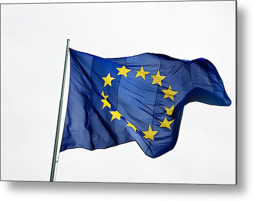 Outdoors Metal Print featuring the photograph European community flag by Image Source