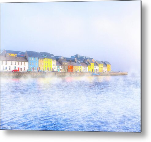 Galway Metal Print featuring the photograph The Long Walk in a Galway Fog by Mark Tisdale