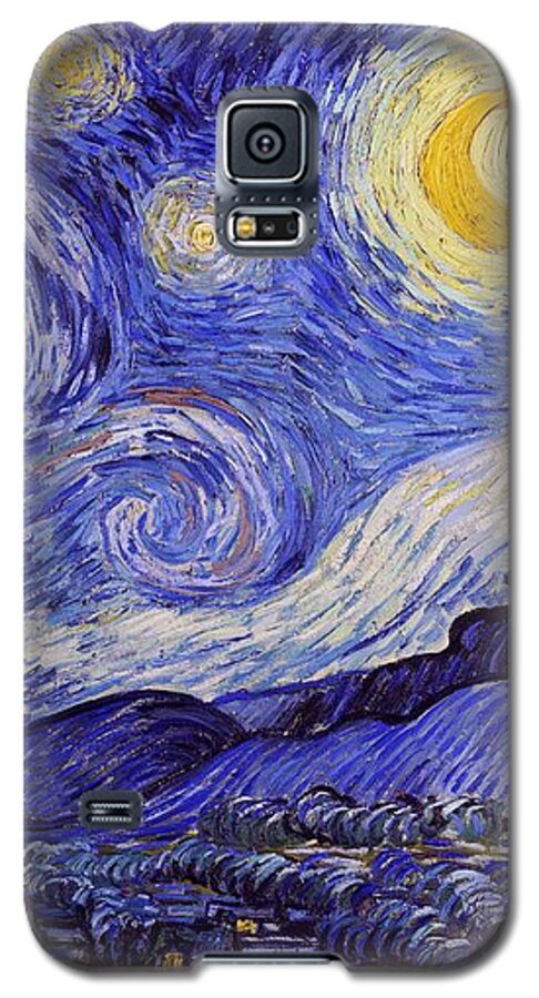 Van Gogh Starry Night Galaxy S5 Case featuring the painting Starry Night #1 by Vincent Van Gogh