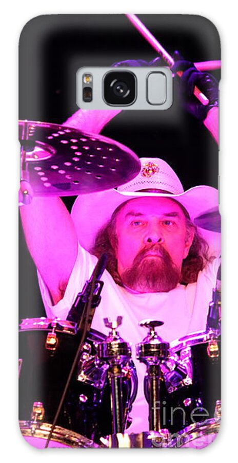 Drummer Galaxy Case featuring the photograph Artimus Pyle by Concert Photos