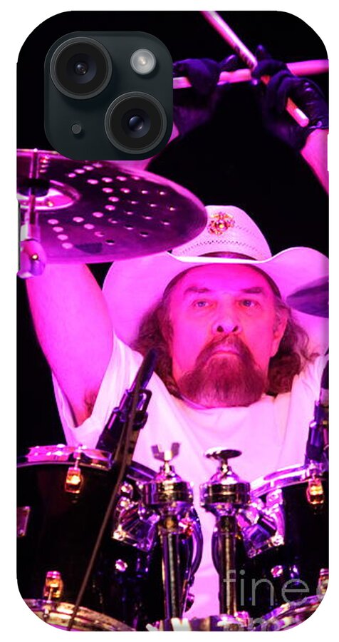 Drummer iPhone Case featuring the photograph Artimus Pyle by Concert Photos