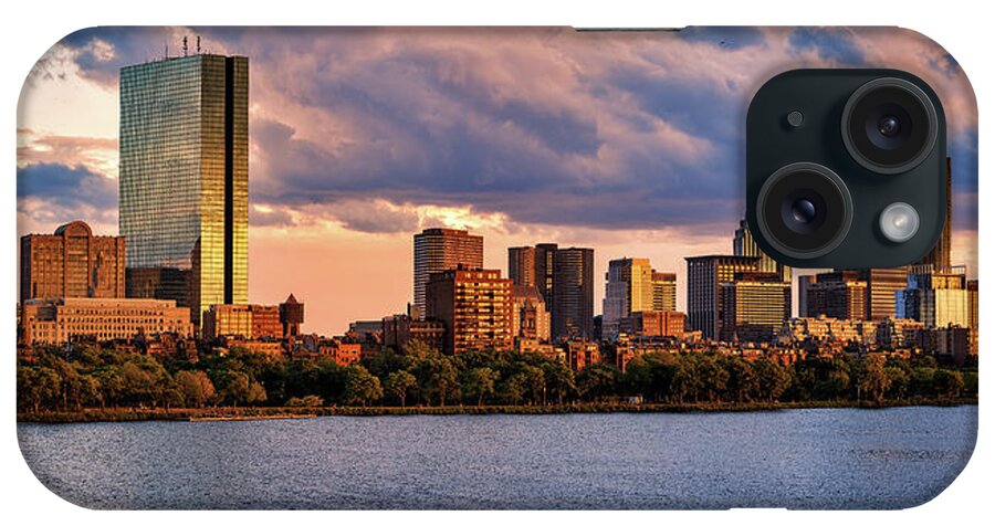 Boston iPhone Case featuring the photograph Boston Skyline Panorama by Rick Berk