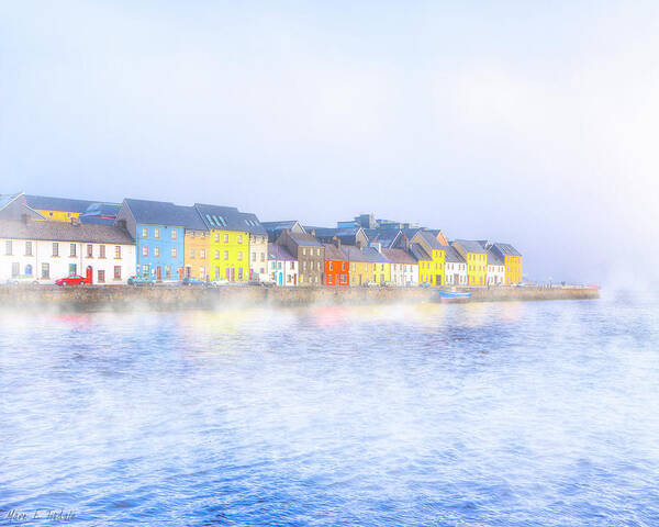 Galway Art Print featuring the photograph The Long Walk in a Galway Fog by Mark Tisdale