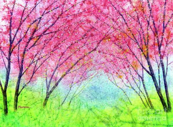 Pink Art Print featuring the painting Pink Coral-pastel colors by Hailey E Herrera