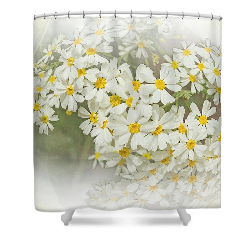 Flowers Shower Curtain featuring the photograph Wormwood Flower 2 by Elaine Teague