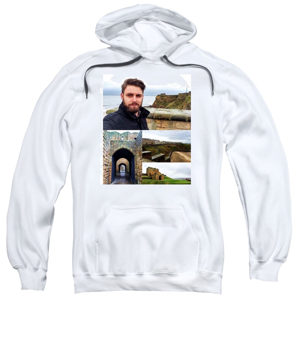 Beautiful Sweatshirt featuring the photograph Beautiful Views Of The North Sea And by Michael Comerford