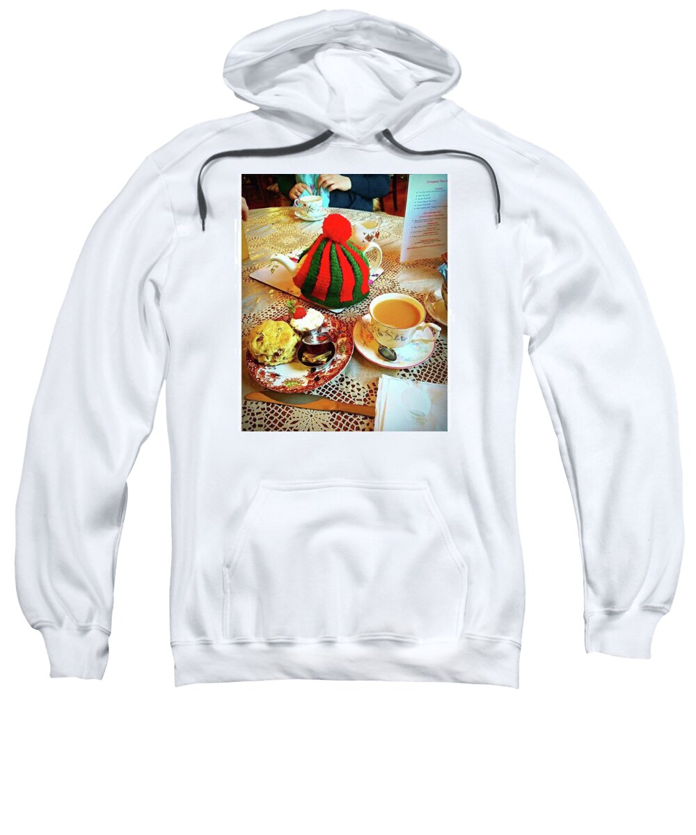 Fruitscone Sweatshirt featuring the photograph Couldn't Go To The Museum Without A by Michael Comerford