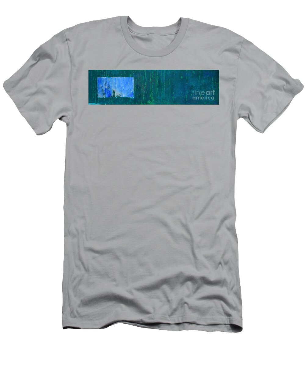 Landscape T-Shirt featuring the mixed media Dreaming off by Eduard Meinema