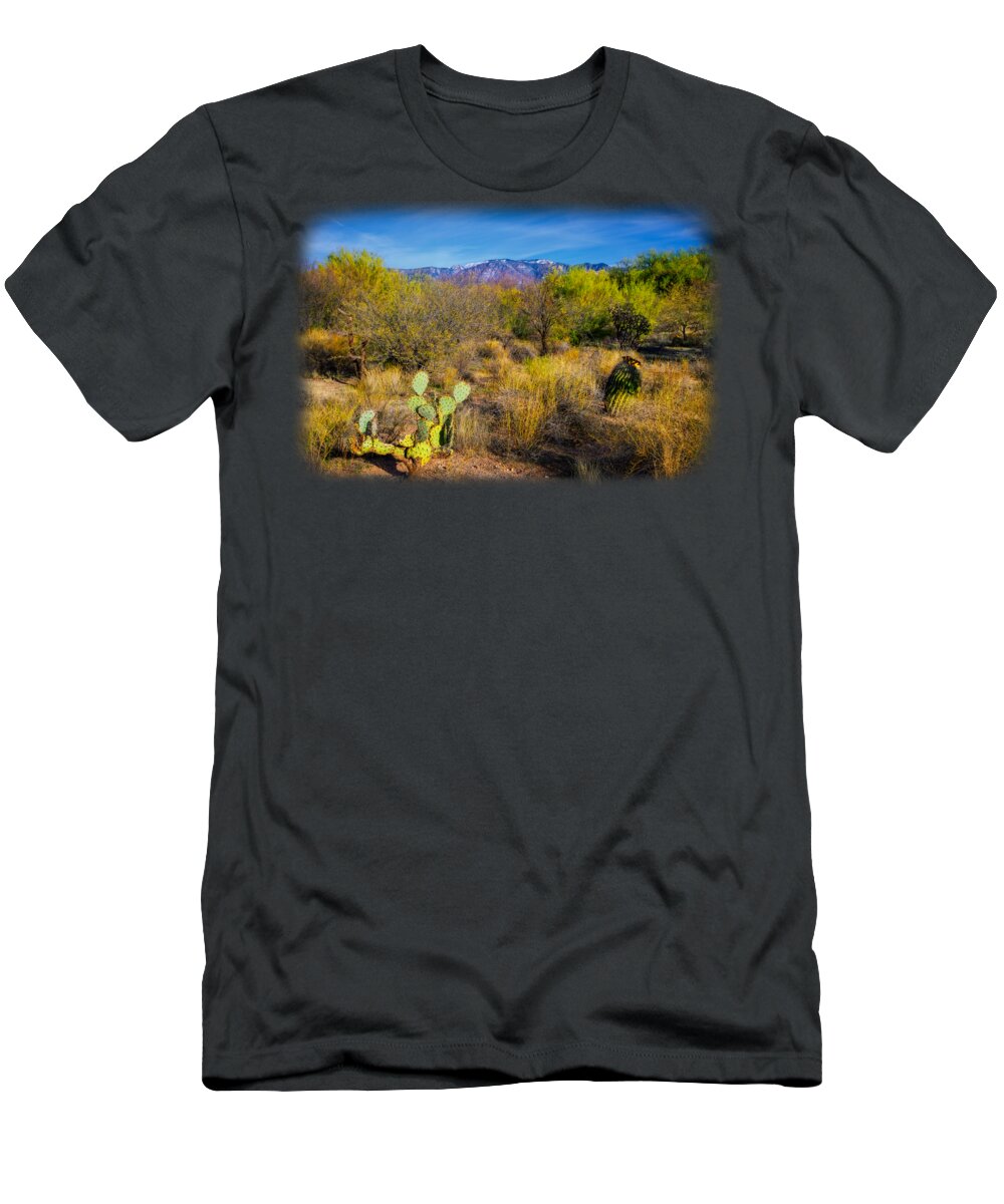 Arizona T-Shirt featuring the photograph Invierno del Valle 25364 by Mark Myhaver