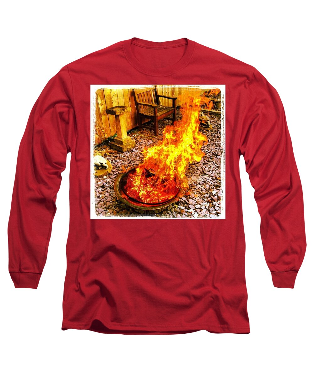  Long Sleeve T-Shirt featuring the photograph Bbq Weeee!!! by Michael Comerford