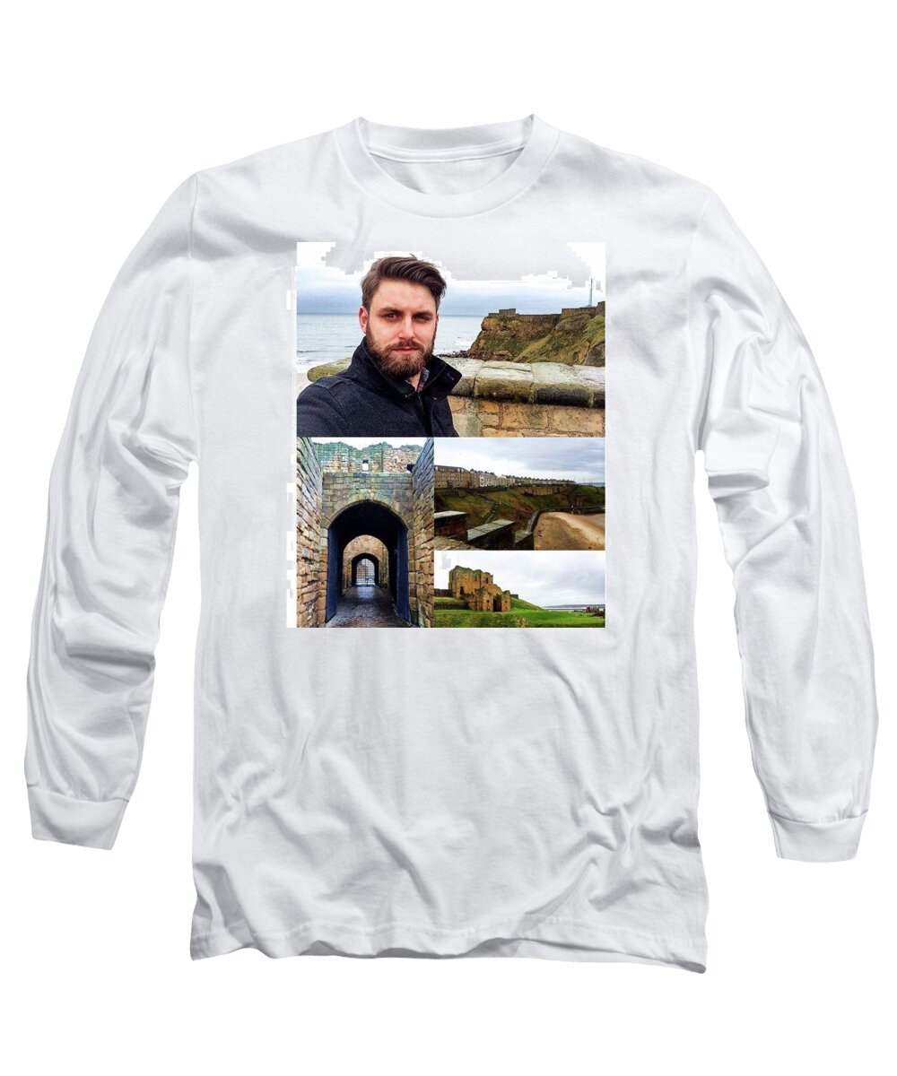 Beautiful Long Sleeve T-Shirt featuring the photograph Beautiful Views Of The North Sea And by Michael Comerford