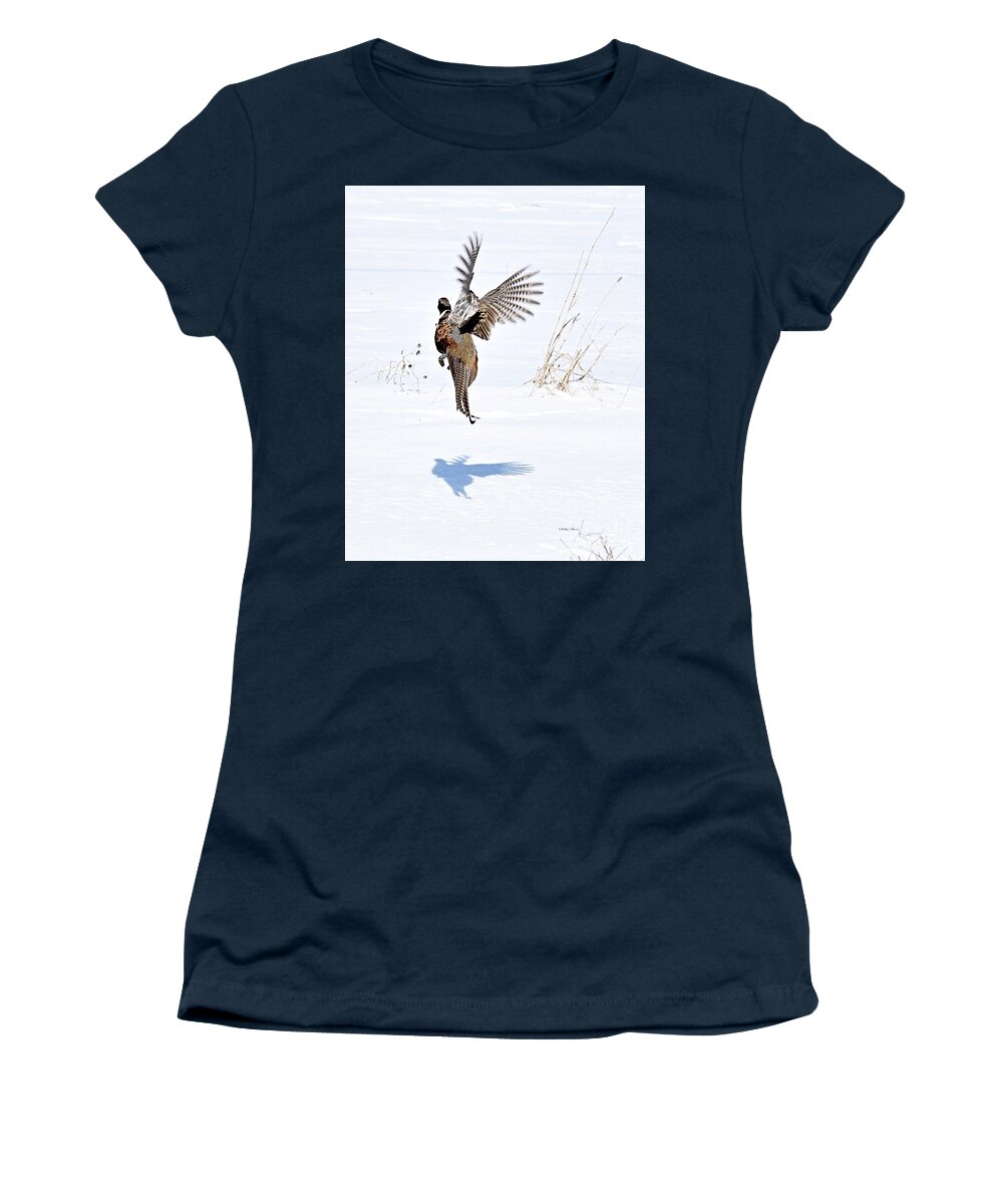 Me And My Shadow Women's T-Shirt featuring the photograph Me And My Shadow by Kathy M Krause