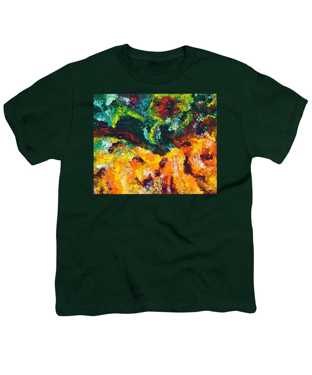 Fusionart Youth T-Shirt featuring the painting Anemone by Ralph White
