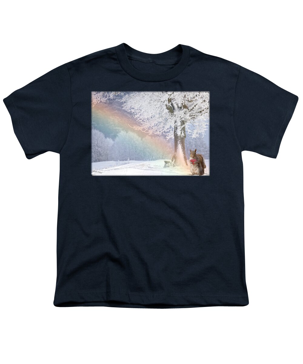 Rainbow Youth T-Shirt featuring the digital art A box of Chocolates by Sandra Clark