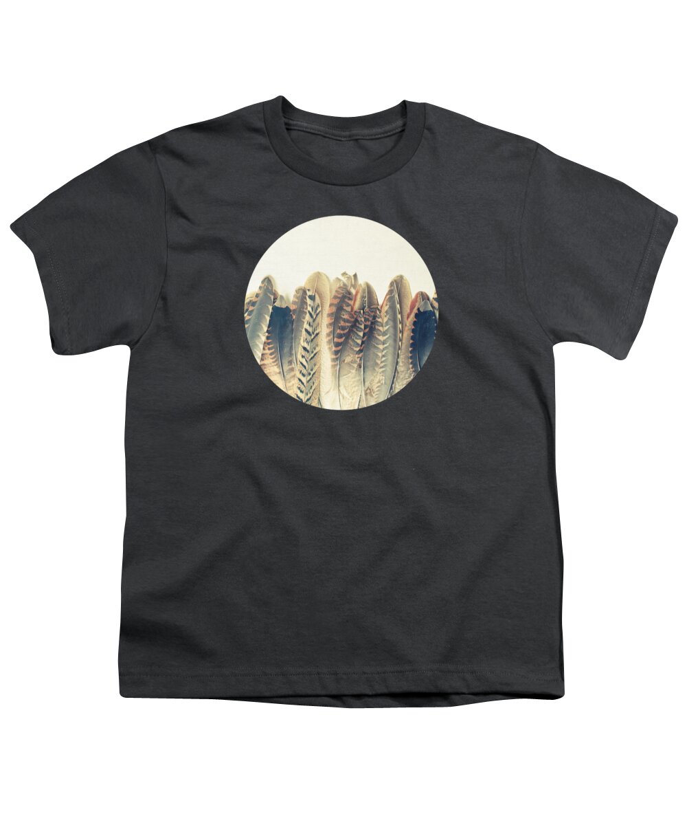 Feathers Youth T-Shirt featuring the photograph Feather Dip by Cassia Beck