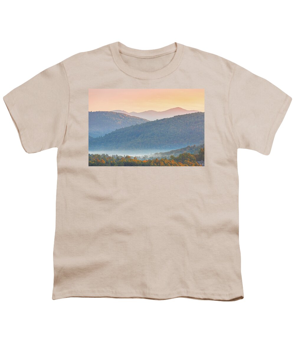 Nantahala National Forest Youth T-Shirt featuring the photograph A Morning View by Jordan Hill