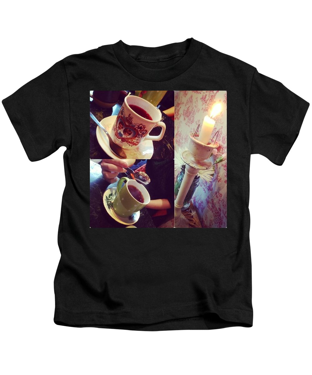 Family Kids T-Shirt featuring the photograph As A Thank You For C's Help We Thought by Michael Comerford