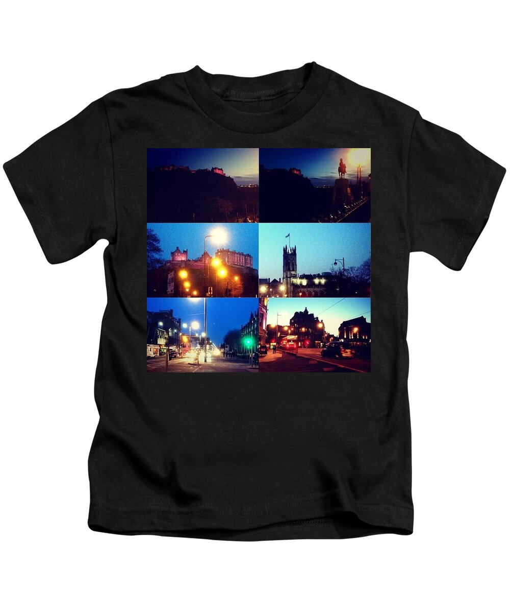 Beautiful Kids T-Shirt featuring the photograph Beautiful Edinburgh :) #edinburgh by Michael Comerford
