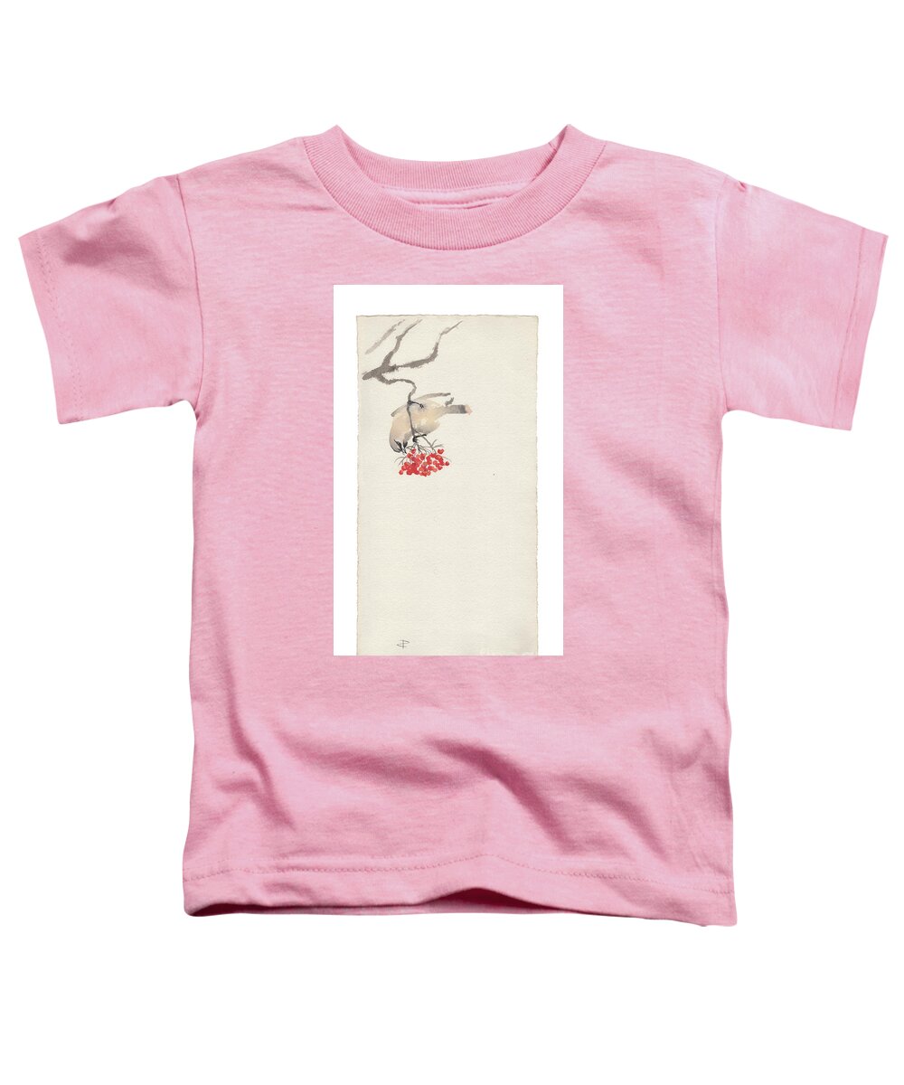 Flight Of Fancy Toddler T-Shirt featuring the painting Flight Of Fancy by Paul Davenport