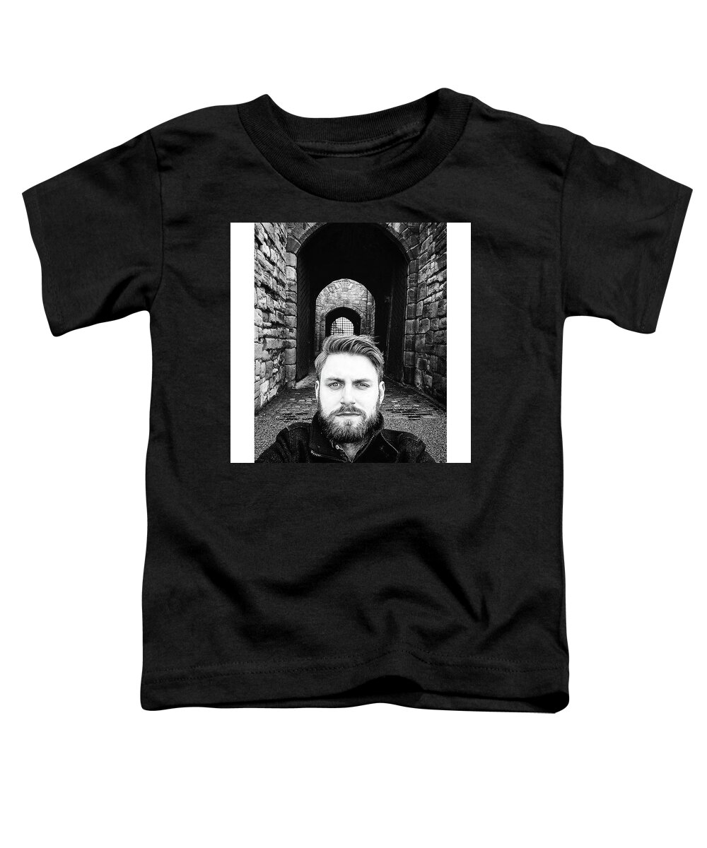 Emotion Toddler T-Shirt featuring the photograph Dark Arches #moody #selfie #dark #dull by Michael Comerford