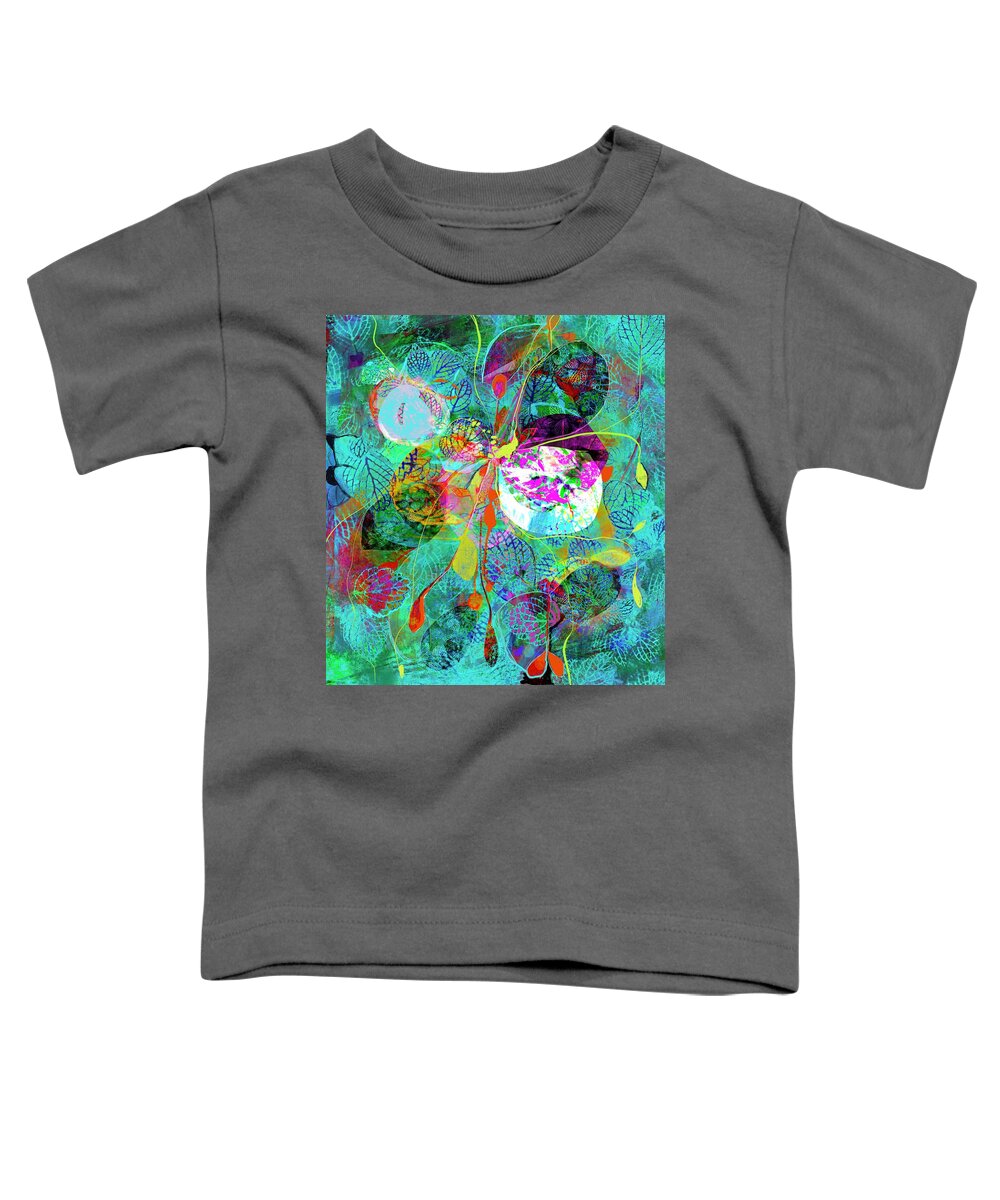 Bright Toddler T-Shirt featuring the mixed media Tenderness by Suki Michelle