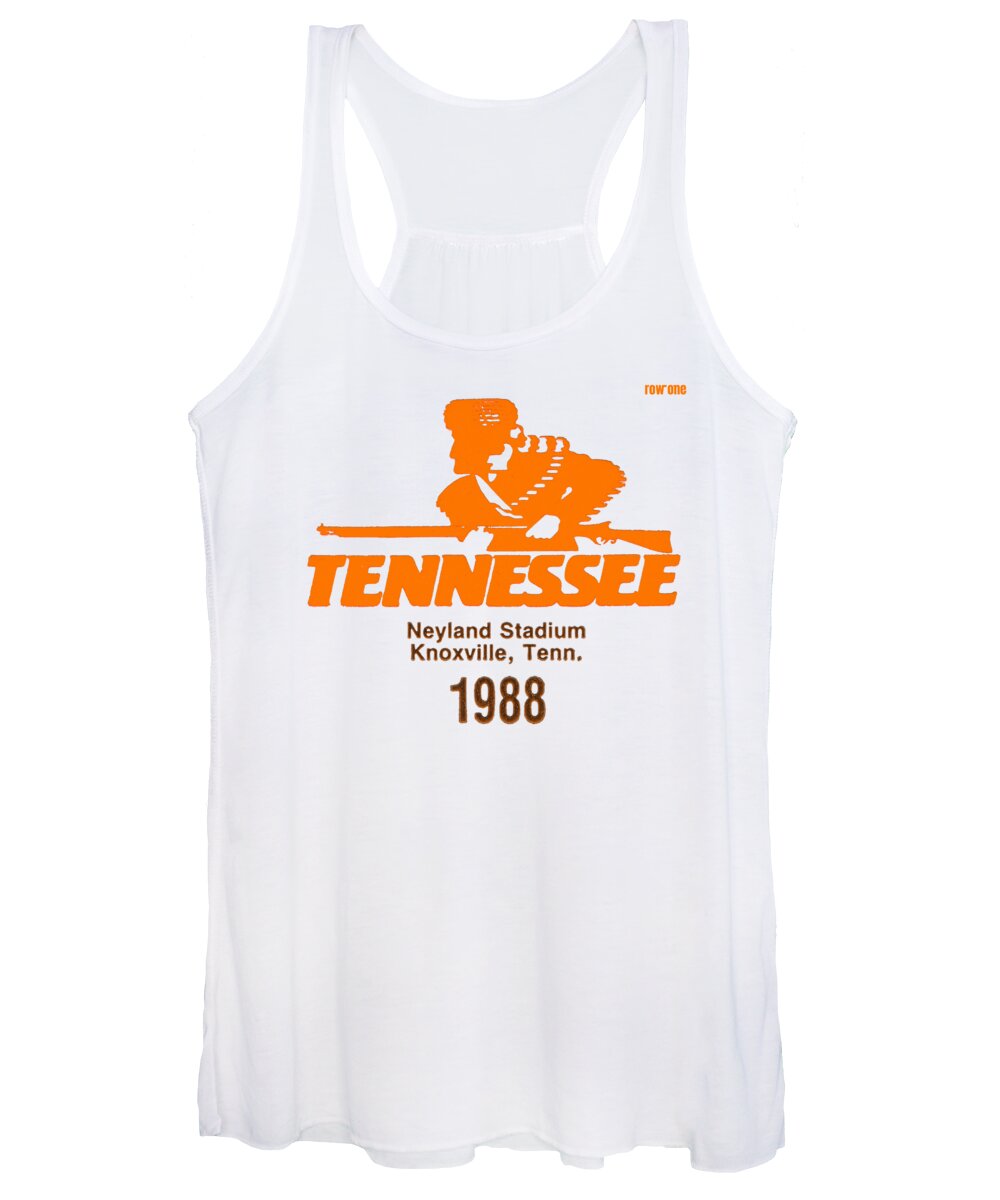 Lsu Women's Tank Top featuring the mixed media 1988 Tennessee vs. LSU by Row One Brand