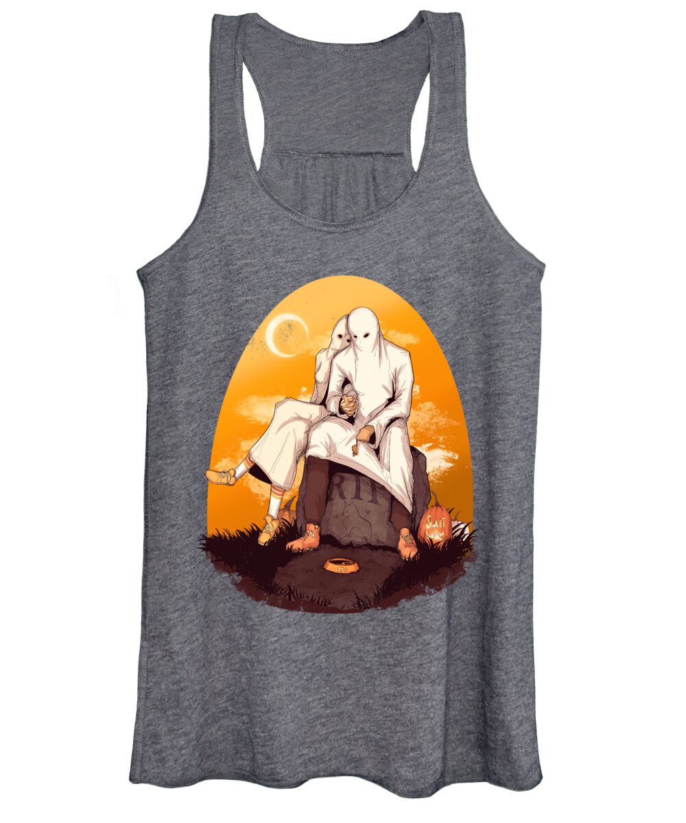Rip Women's Tank Top featuring the drawing Tradition by Ludwig Van Bacon