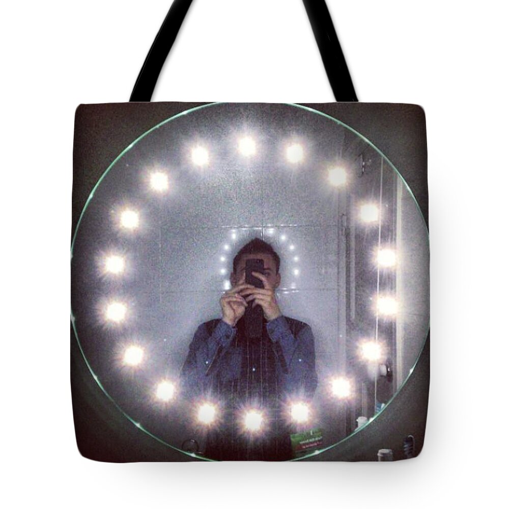 Bright Tote Bag featuring the photograph Circle Of Light #instagram #light by Michael Comerford
