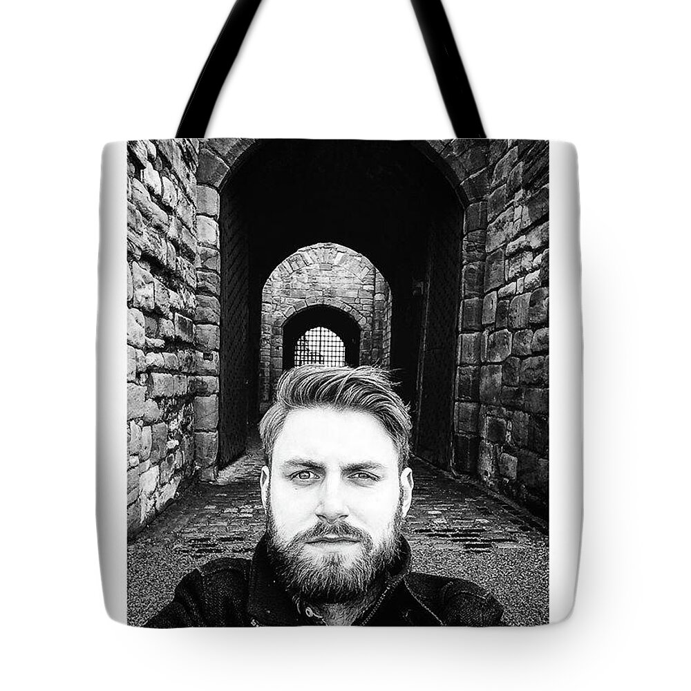 Emotion Tote Bag featuring the photograph Dark Arches #moody #selfie #dark #dull by Michael Comerford