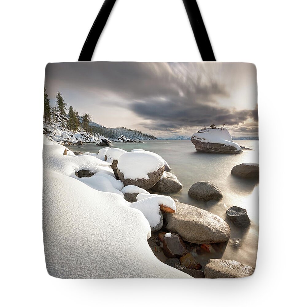 Winter Tote Bag featuring the photograph Bonsai Dream by Scott Warner