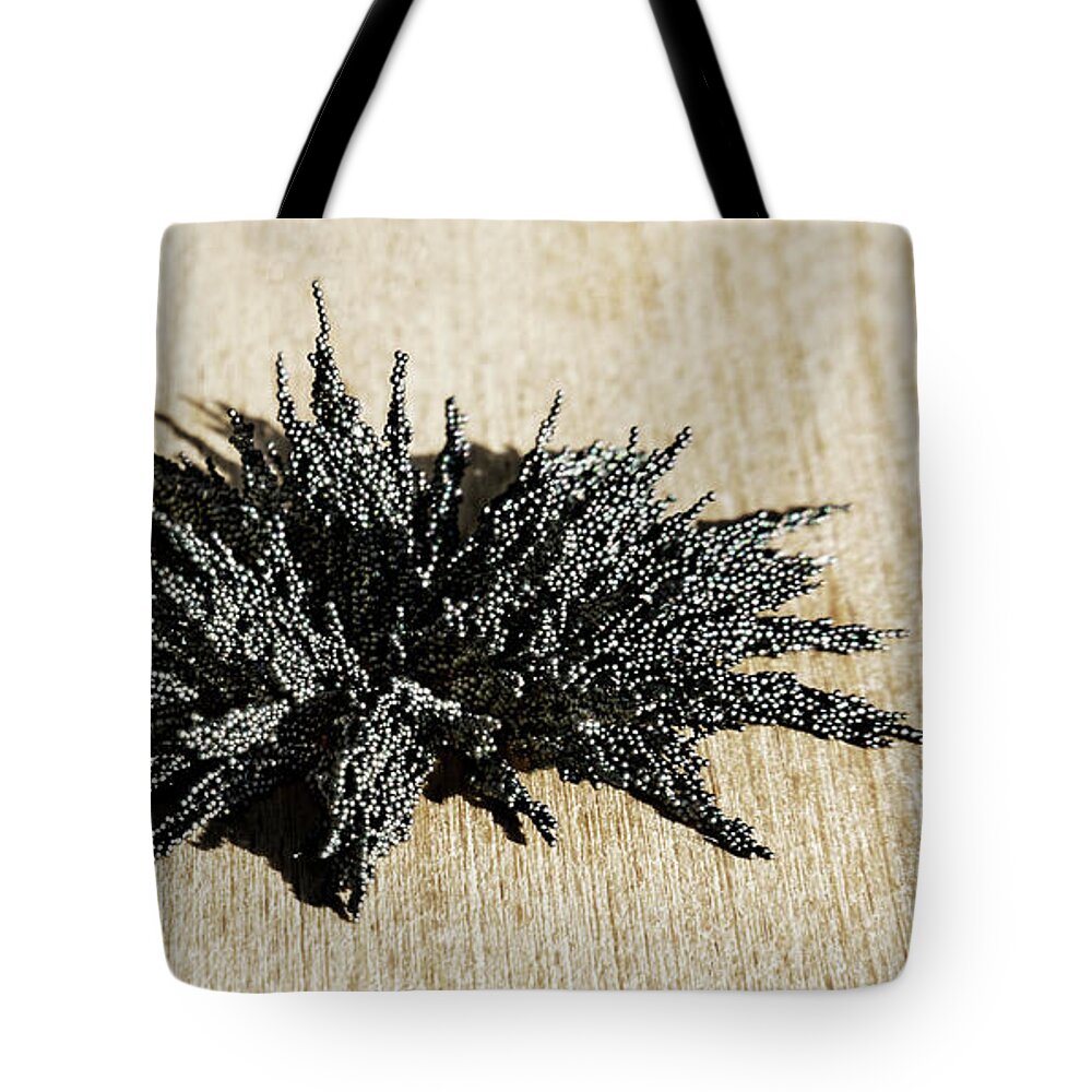 Magnetic Explosion Tote Bag featuring the photograph Magnetic Explosion 04 by Weston Westmoreland
