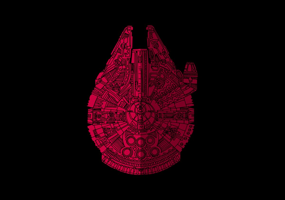 Uafhængig bænk klud Star Wars Art - Millennium Falcon - Red, Black Face Mask by Studio  Grafiikka - Fine Art America