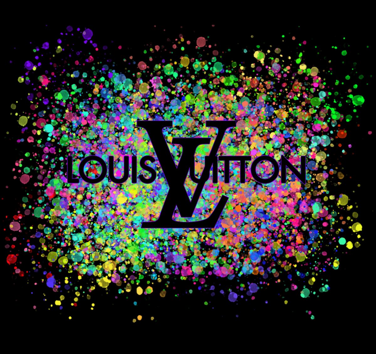 Louis Vuitton Color Splatter Face Mask for Sale by Ricky Barnard