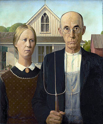 Landmarks Royalty-Free and Rights-Managed Images -  American Gothic by Celestial Images