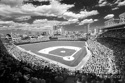 Baseball Photos - 0416 Wrigley Field Chicago by Steve Sturgill