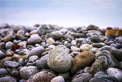 Fine Dining - Beach pebbles 3 by Elena Elisseeva