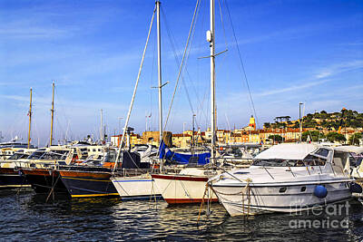 Getty Images - Boats at St.Tropez 6 by Elena Elisseeva