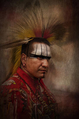 Eduardo Tavares Royalty-Free and Rights-Managed Images - Canadian Aboriginal Man by Eduardo Tavares