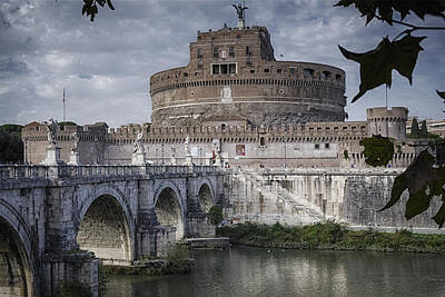 Fantasy Royalty Free Images - Castel Sant Angelo Royalty-Free Image by Joan Carroll